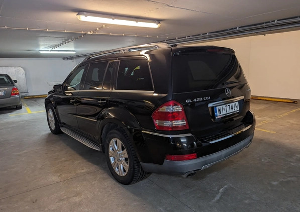 Mercedes-Benz GL cena 57195 przebieg: 249000, rok produkcji 2008 z Warszawa małe 232